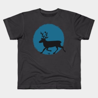 Running reindeer Kids T-Shirt